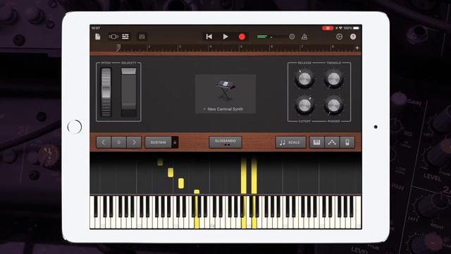 Mozart - Sonata No. 10 C major, KV 330 3. Movement synthesizer Cover in Garageband | iPad/iPhone iO