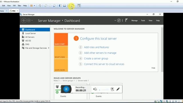 Video 2 : Install Primary Domain Controller Windows Server 2016 Part Two Eng.Ahmed Ibrahim