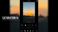 Sunset editing on iPhone 12,11,X,XR,8,7,6 iOS