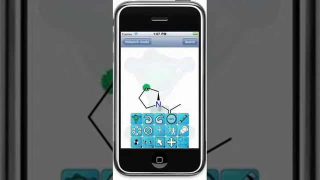 MObile REagents V2.0 (iPhone/iPod Touch): Substructure Search - http://mobilereagents.com