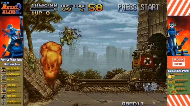 Até Zerar - Full Game | Arcade | Metal Slug 2