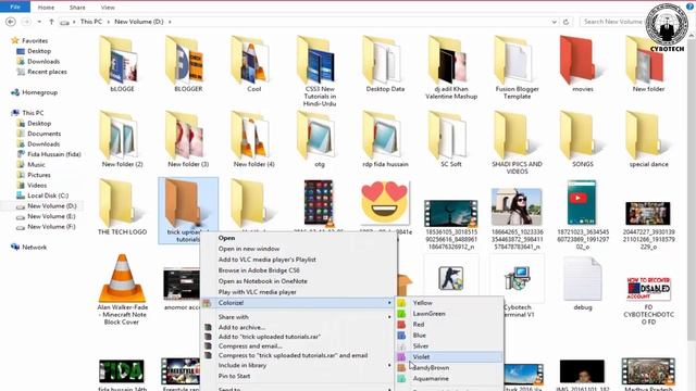 How to Change the Colour of a Folder In Windows