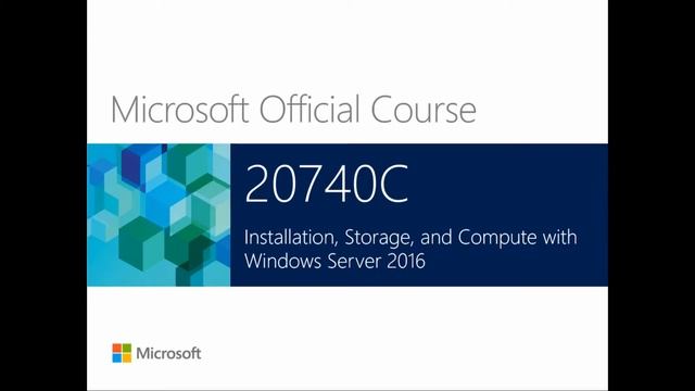 Nexsys - Corso 20740C -  Installation, Storage & Compute Con Windows Server 2016