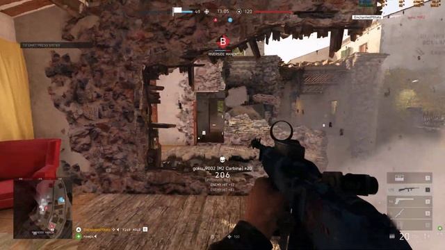 Battlefield V - Provence - Tokey & Nafi VS 2IQ & Manda - Dudu uses his IQ and goes from 46-1 to 0-1