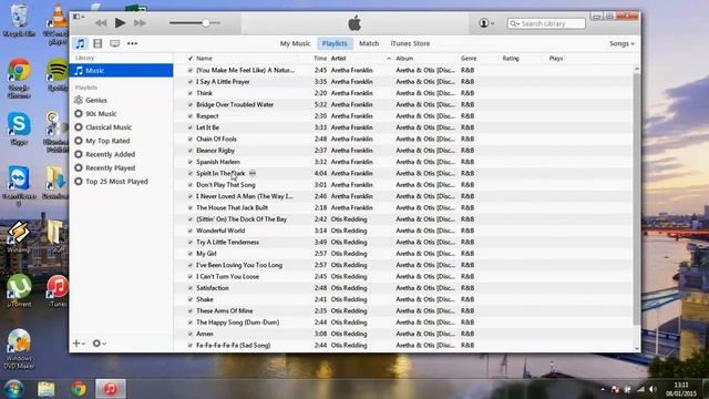Installing Itunes and creating a playlist - Windows 7 Users