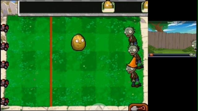 Plants vs Zombies Wave 1 - 7 (NDS On Mobile Android) Gameplay Walkthrough