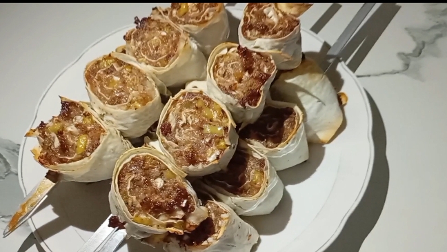 Необычный Шашлык -Лаваш Кебаб!