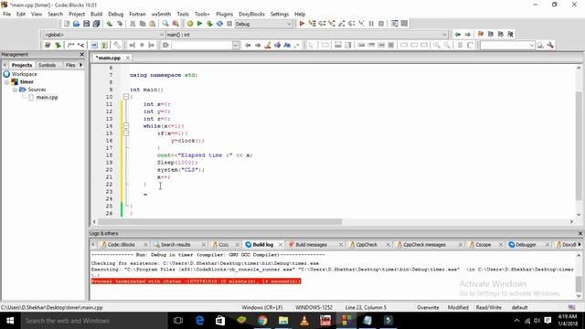Timer In C++