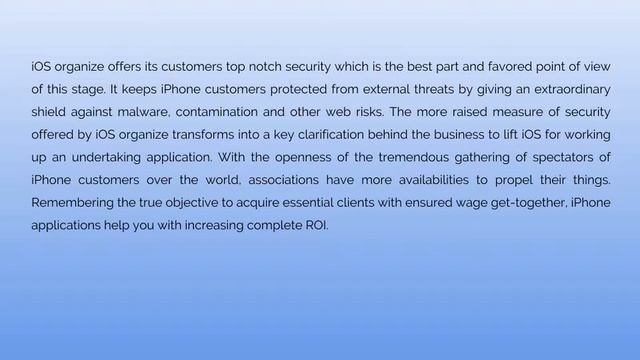 IOS App Development In UAE