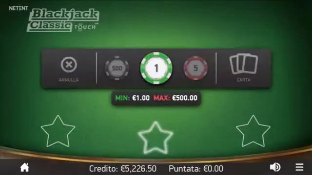 Black Jack 3 Hand Touch