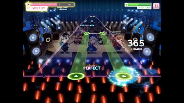 BanG Dream (Bandori) Gameplay: Shangri La (Expert) [Ep 2]