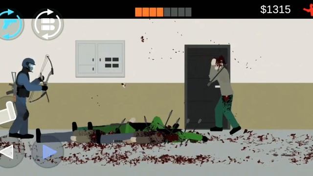 Эти зомбяры очень крепкие!! Flat Zombies зомби выживание