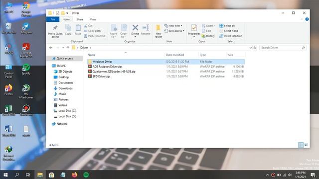 Cara Pasang Driver MTK, Snapdragon, SPD, ADB Fastboot Di Windows 10 64/32 bit