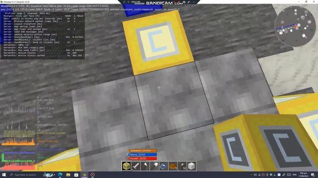 Minetest Ex 5.4.1 OpenGL 4.6.0 | Char. 20 | Stage and Stages Self-made limit Anime Festival