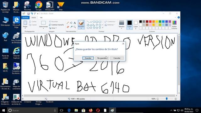 Windows 10 pro version 1607 aug 2016 español mexico version en virtual machine parte 3 final