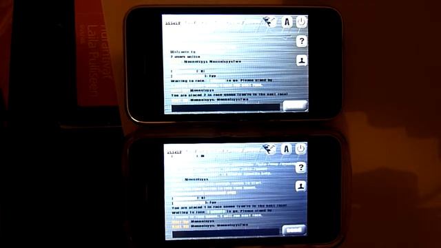 Sprint Addict for iPhone multiplayer test