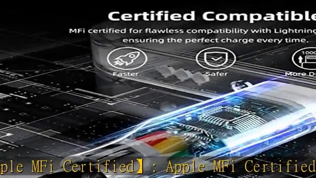 [Apple MFi Certified] iPhone Charger Fast Charging 3 Pack 10 FT Lightning Cable Nylon Braided Long