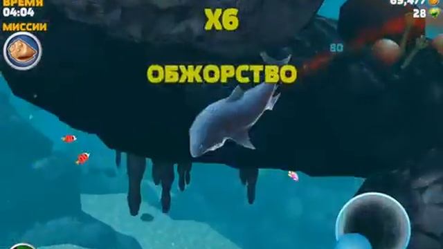 Продолжаем играть в Hungry Shark