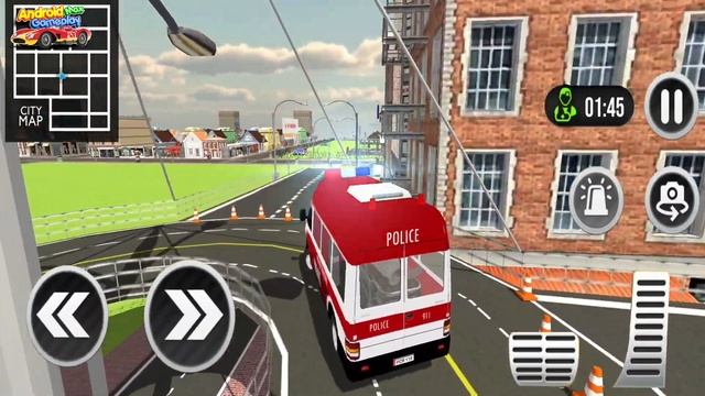 US Police Red Ambulance Rescue Driving 911 Emergency Simulator Games 🚑 Android iOS Gameplay #25