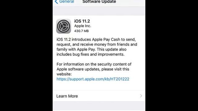 Apple Bay Cash IOS With Charging features 11.2 was released