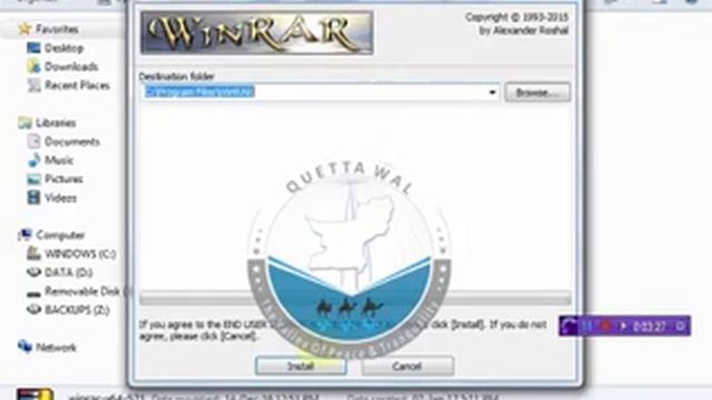 How to Hide Drives and Add Password to Winrar