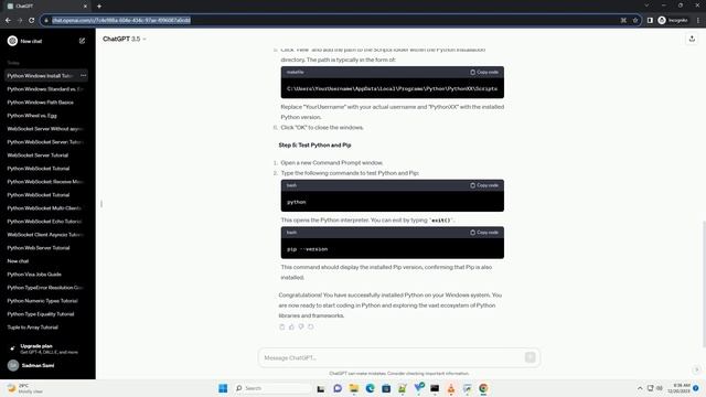 python windows install path