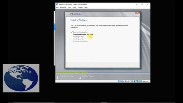 How to install Server 2008 R2 Step by Step .