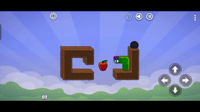 Apple Worm game level 1-10 complete #video #gaming