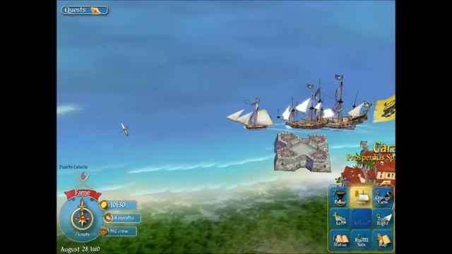 Lets Play Sid Meiers PIRATES!-3 Treasure