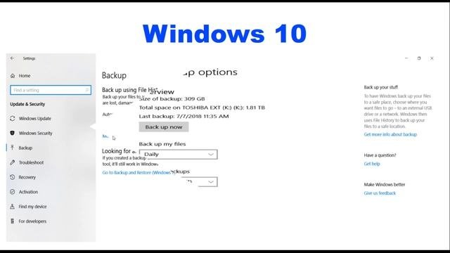 Windows 10 July 2018