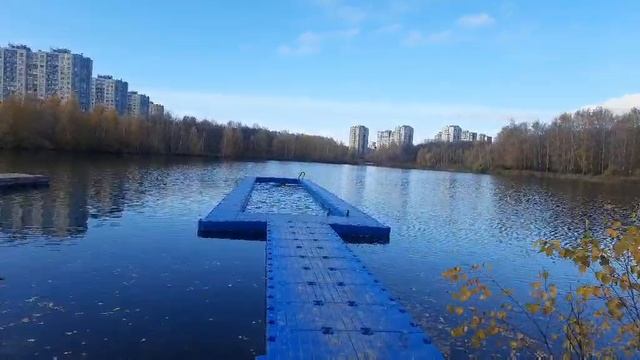 вода 7 градусов на улице 8. новый бассейн для закаливания на Парковом лзере