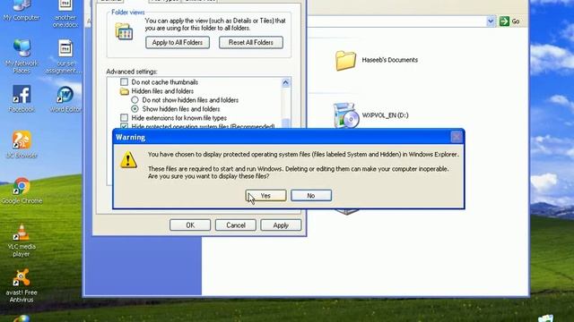 How to show Hidden files in windows | Windows xp tutorial | tips & tricks