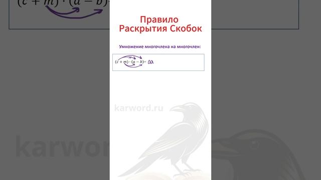 Раскрывай Скобки Правильно Как Умножить Многочлен на Многочлен (7 класс)