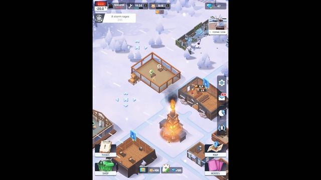 Frozen city, after adding 1 more person potato 🥔 production has increased significantly