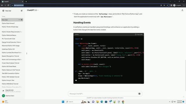 learning wxpython