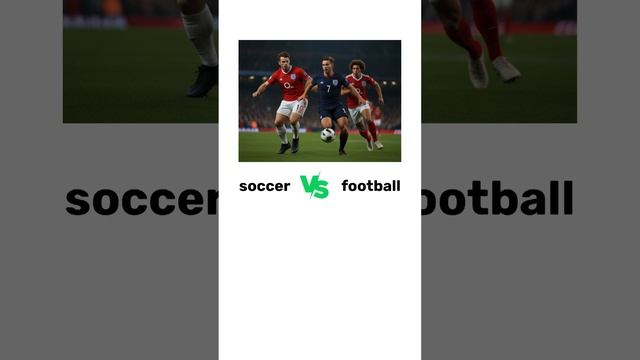 О разнице слов football и soccer