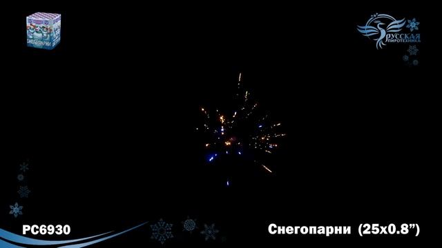Снегопарни. Магазин фейерверков "РЕД" RED. 25 зарядов, 0,8" калибр, 35 секунд.
