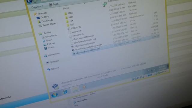 Guest Additions installation with Windows 7 in VirtualBox