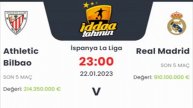 Athletic Bilbao Real Madrid İddaa Tahminleri 22 Ocak 2023 #iddaa