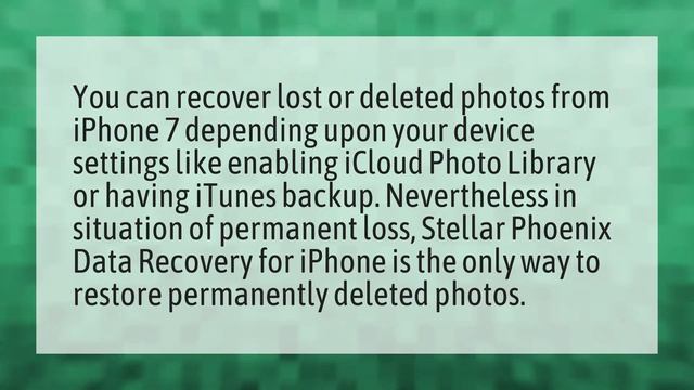 Does iCloud backup permanently deleted photos?