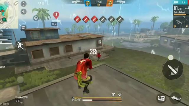 PLAYING GUN KING 👑 IN FREE FIRE ANDROID EMULATOR WIN 10 SIMULATION.PGZ