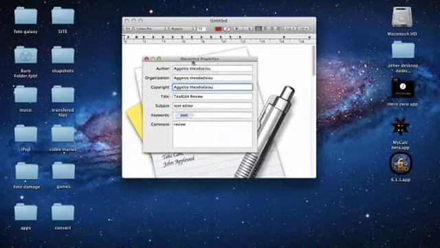 Mac TextEdit 1.7 review