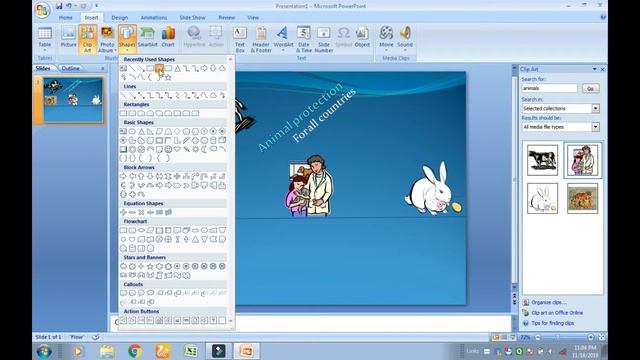 How to work on PowerPoint in windows 7