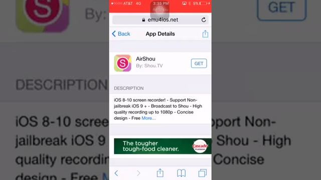 How to record your iOS 9.3.3 and up screen