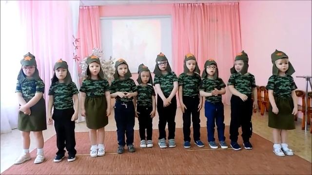 "Солдатушки бравы ребятушки" средняя группа № 6