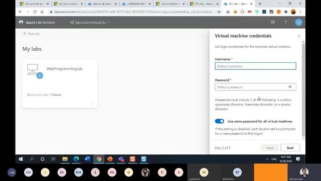 Azure for Higher Ed - Azure Lab Services