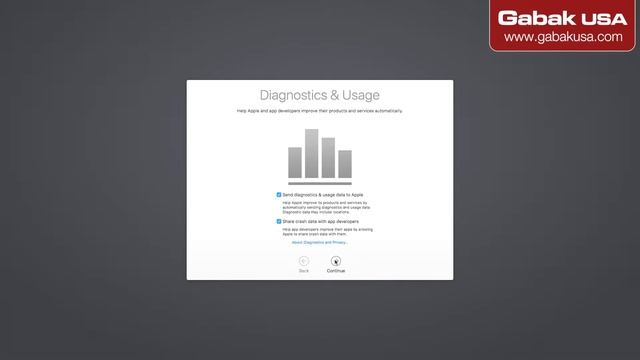 Starting your new mac first steps