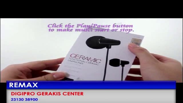 REMAX Ceramic Earphones for IOS