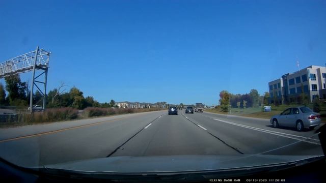 No mirror  sticking your head clear out window to see if lane is open