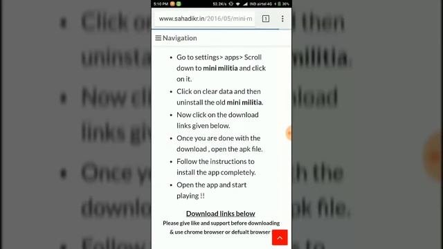 HOW TO HACK MINI MILITIA-2017